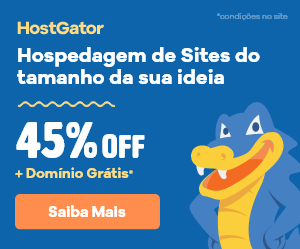Hostgator com 45% Off